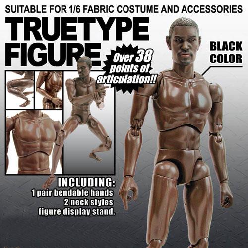 (입고) 1/6 scale Truetype Action Figure - Black