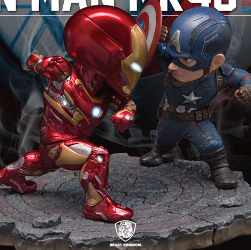 (예약마감) 캡틴 아메리카(Captain America) vs 아이언 마크(Iron Mark) 46 Statue / 캡틴 아메리카 시빌워 (Captain America : Civil War)