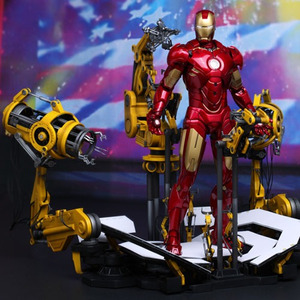 (입고) 마크4(Mark4) &amp; 슈트 장착 로봇(Suit-Up Gantry) 한정판 세트 / 아이언맨2(Iron Man2)