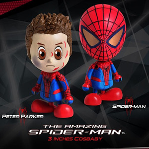 (입고) 어메이징 스파이더맨(The Amazing Spider-Man) 코스베이비(cosbaby) 2종 세트 - 7cm 크기