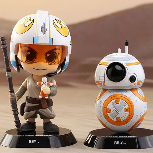 (입고) 레이(Rey) &amp; BB-8 코스베이비(Cosbaby) 보블헤드(Bobble-Head) 세트 / 스타워즈 : 깨어난 포스(Star Wars : The Force Awakens)